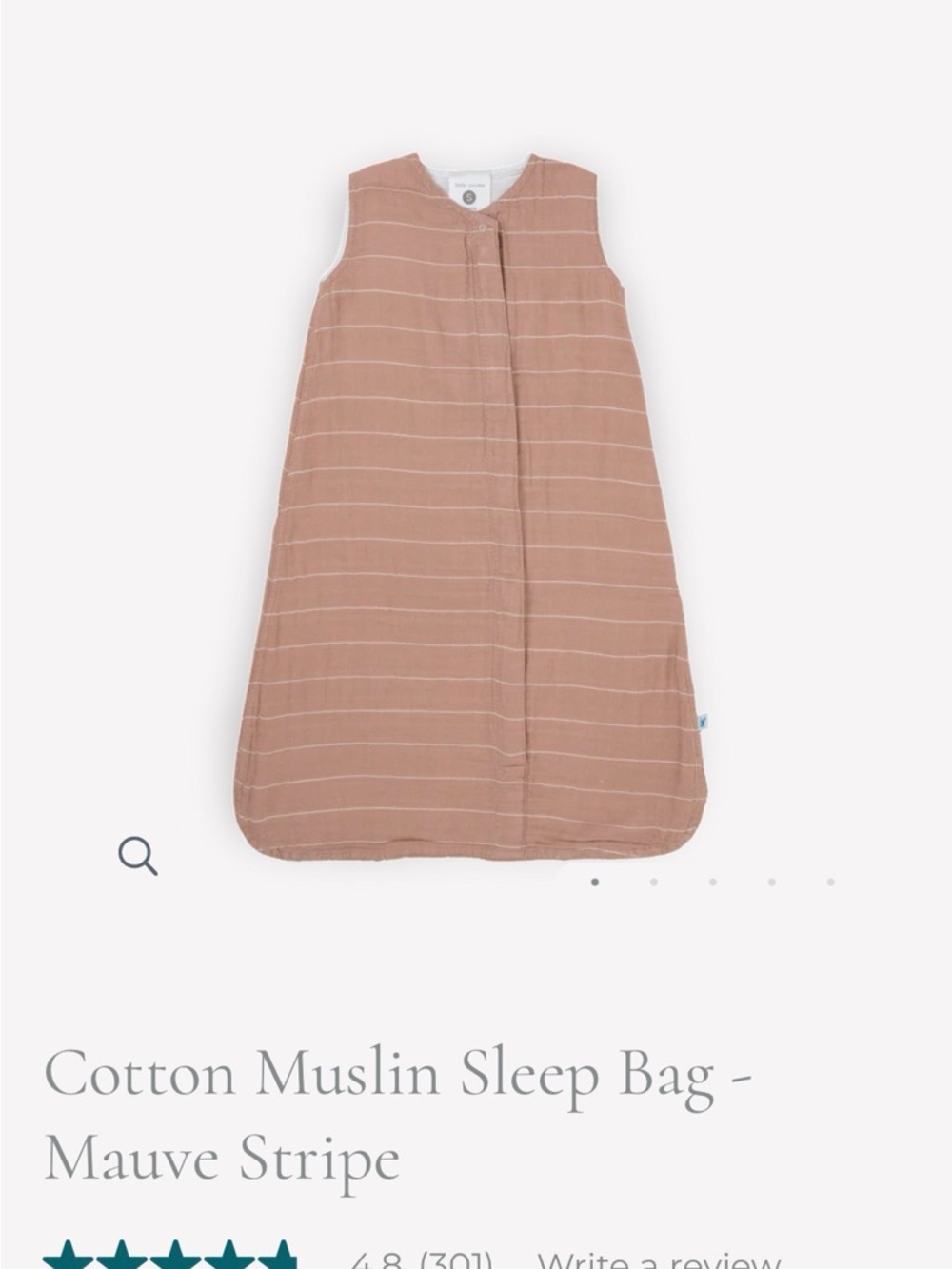 Little Unicorn Muslin Sleep Sack